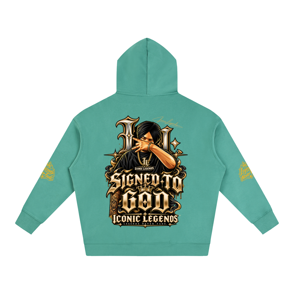 iconic Legend- Sidhu MooseWala Signed To God Hoodie