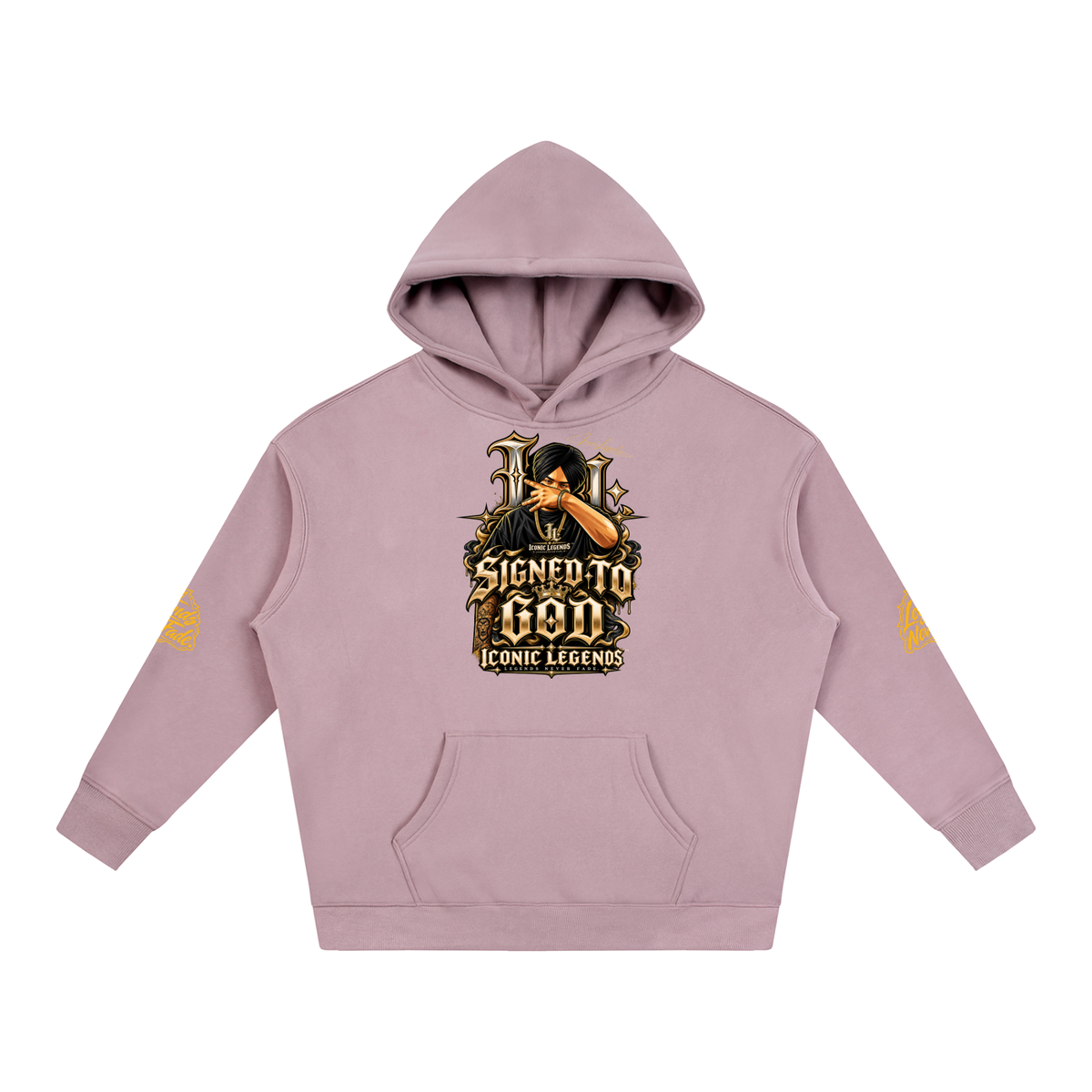 iconic Legend- Sidhu MooseWala Signed To God Hoodie