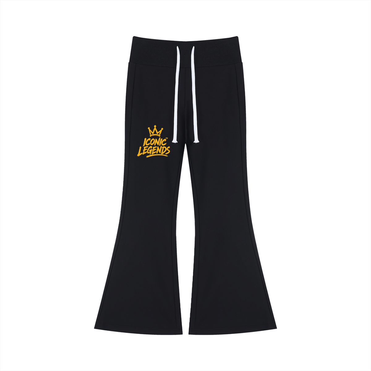 Iconic Legends - Women's Drawstring Flared Leg Pants