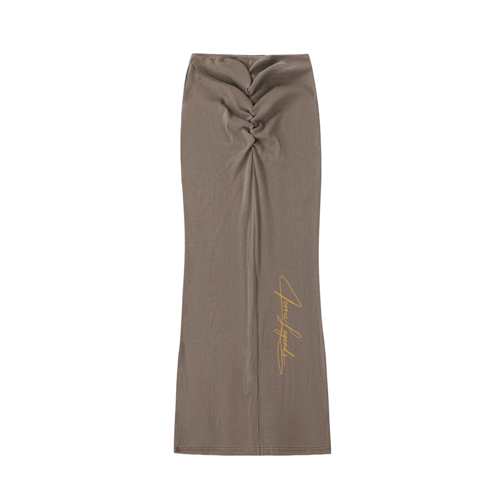 Iconic Legends Signature Dyed Washed Drawstring Maxi Skirt