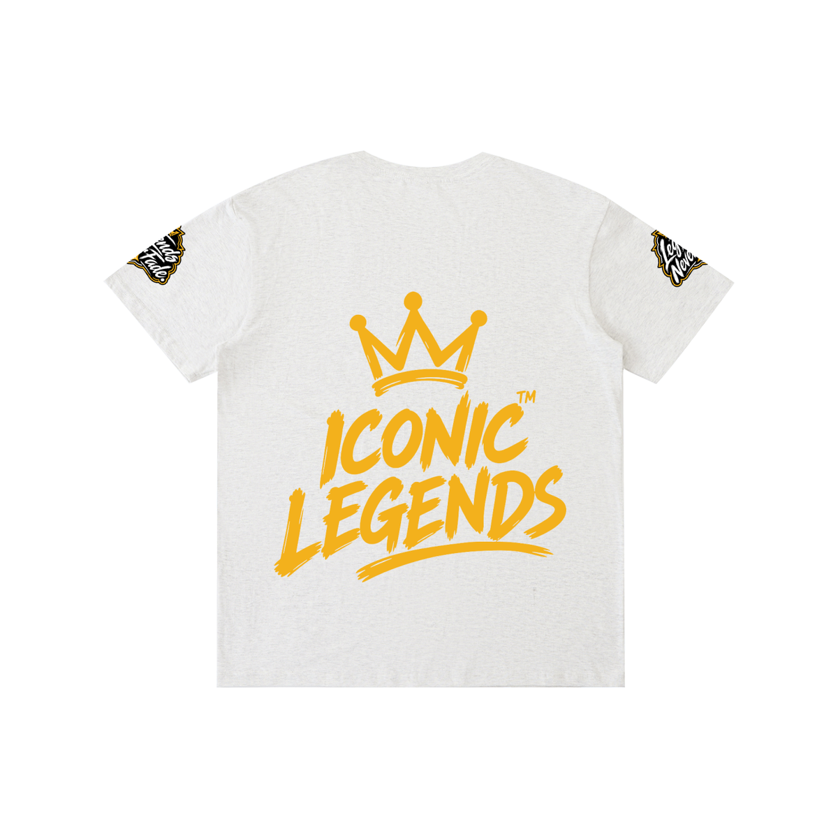 Iconic Legends - Pure Cotton Unisex Gold Crown T-Shirt