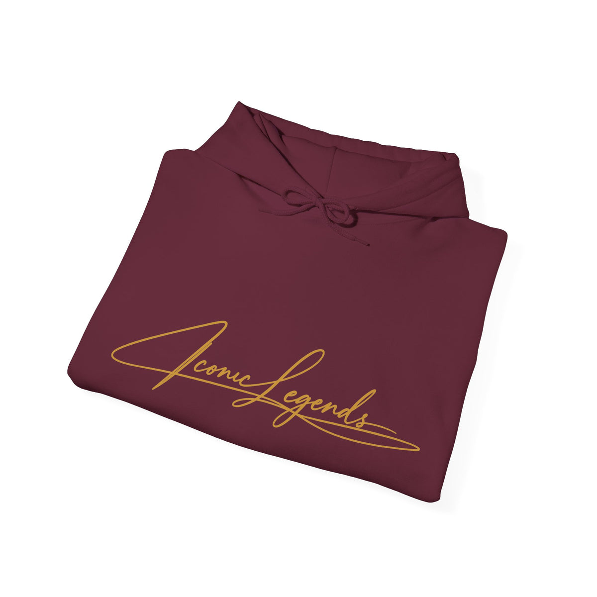 Iconic Legends Always Legends Inspirational Script Hoodie