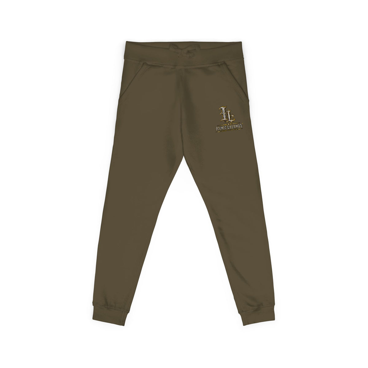 Iconic Legends Embroidered Cozy Sweatpants Vintage Floral Monogram