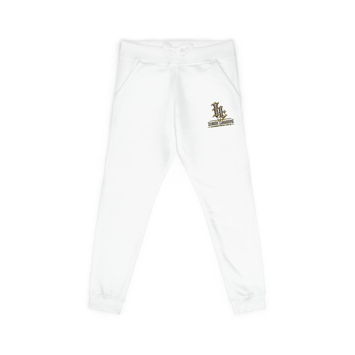 Iconic Legends Embroidered Cozy Sweatpants Vintage Floral Monogram