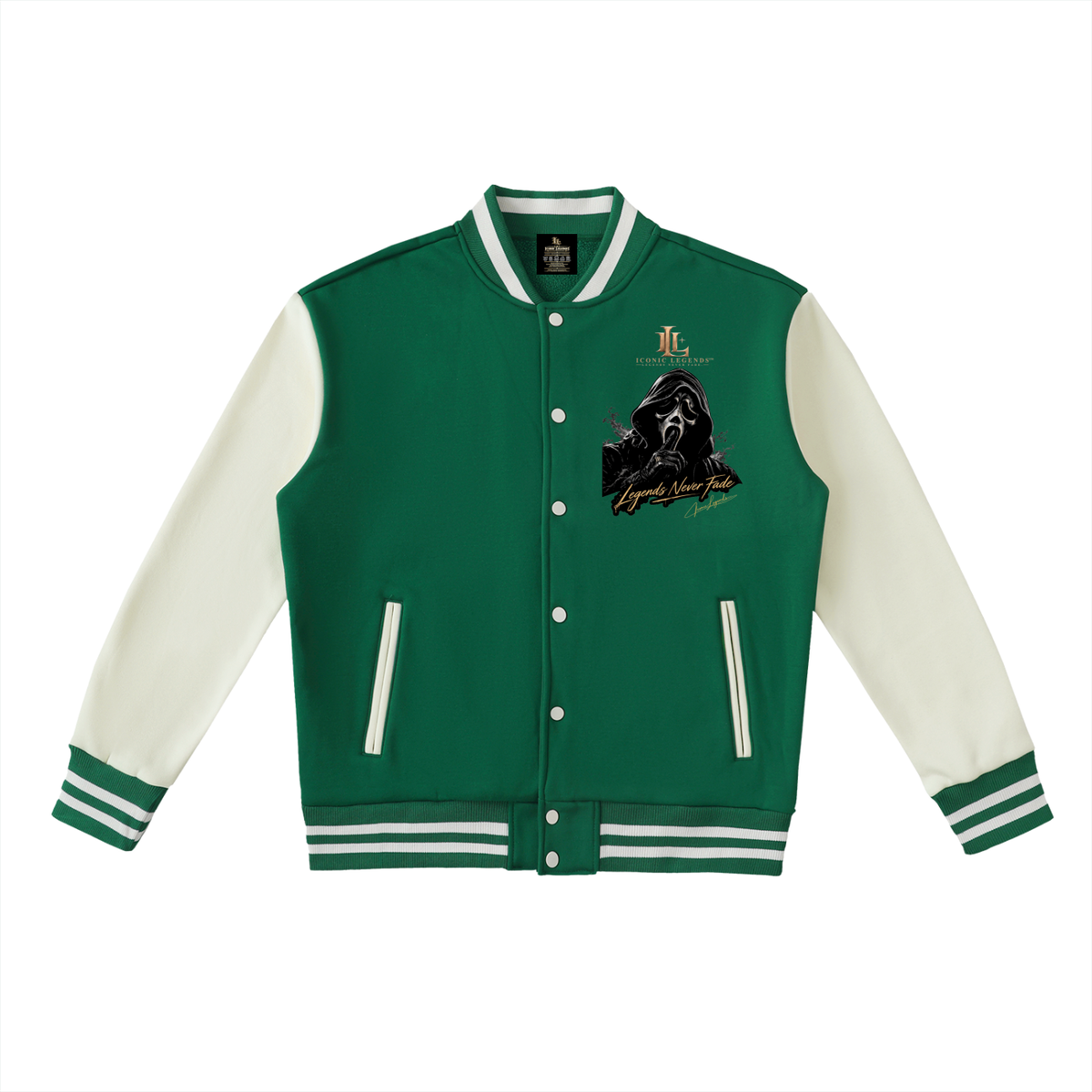 Iconic Legend Sidhu Moose Wala GhostFace Varsity Jacket