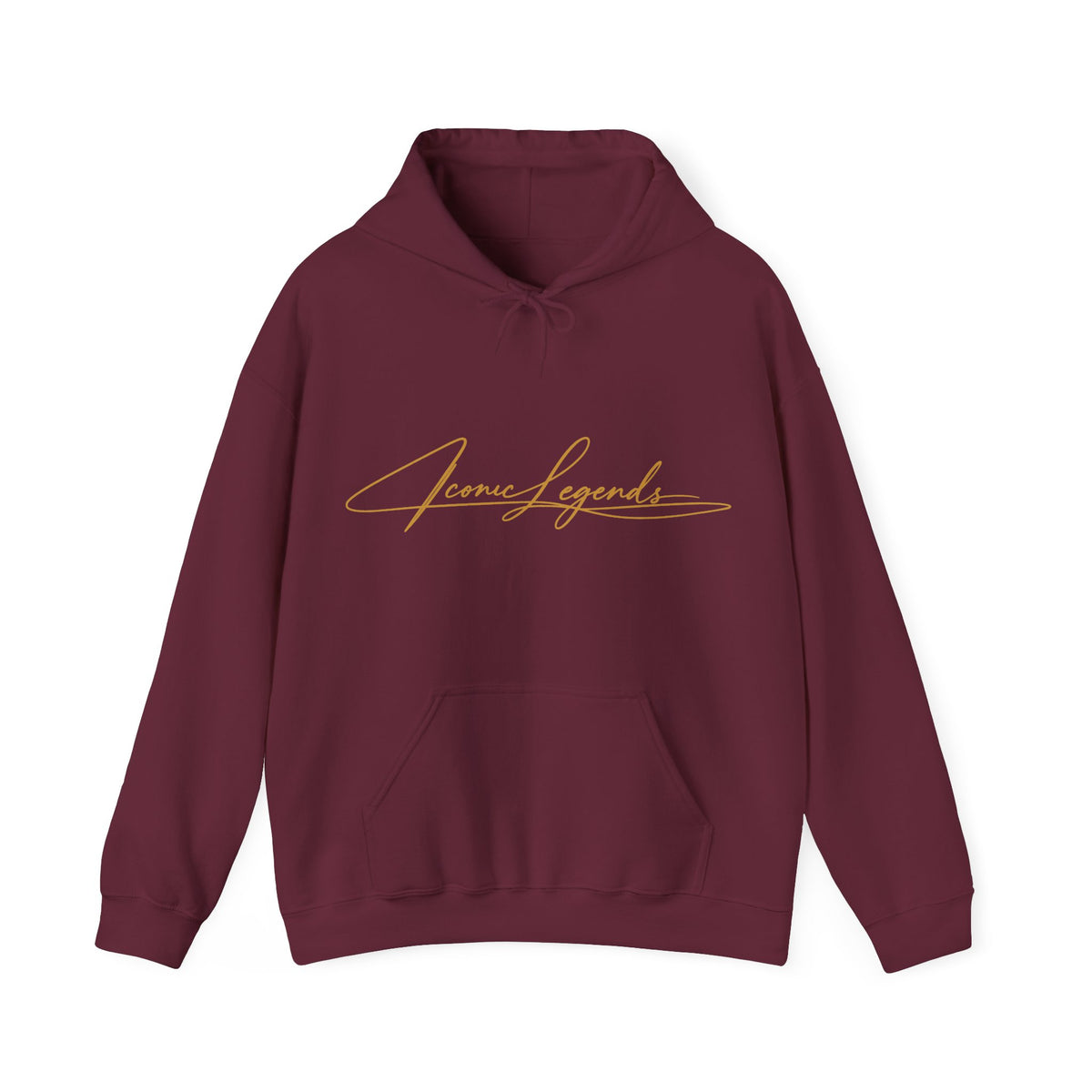 Iconic Legends Always Legends Inspirational Script Hoodie