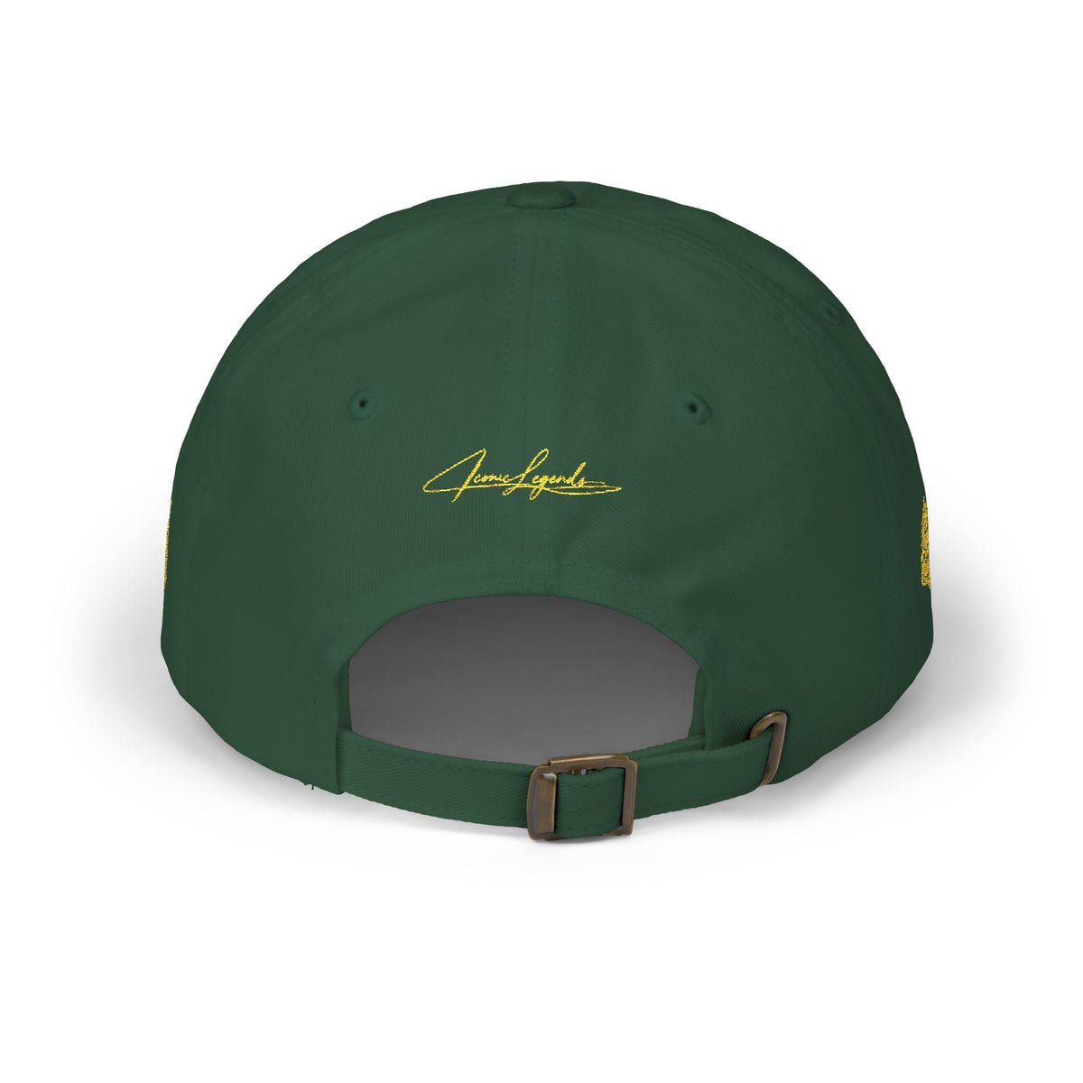 Iconic Legends Gold Script Dad Cap — Embroidered Signature Baseball Hat