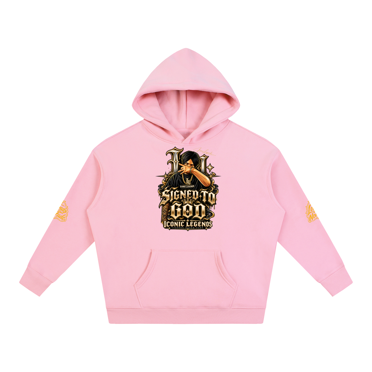 iconic Legend- Sidhu MooseWala Signed To God Hoodie