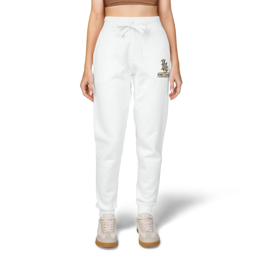 Iconic Legends Embroidered Cozy Sweatpants Vintage Floral Monogram