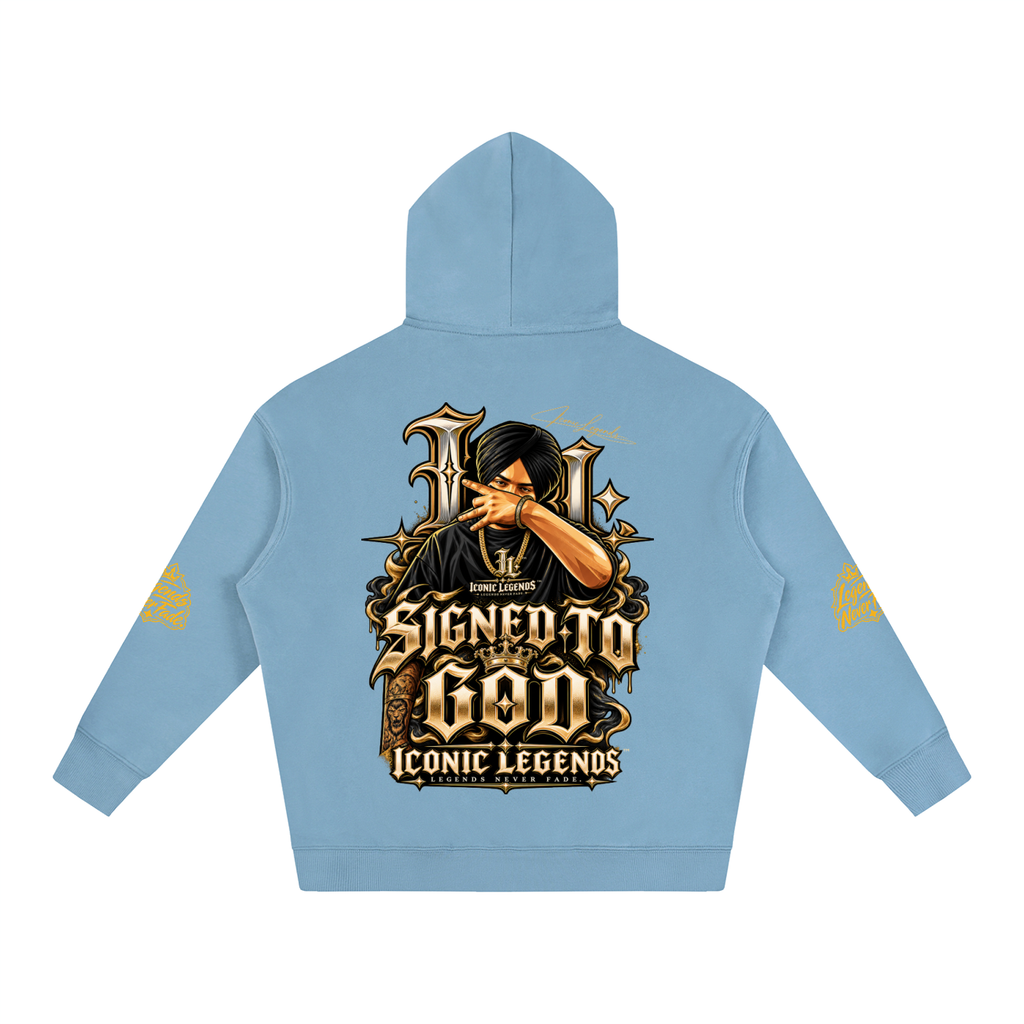 iconic Legend- Sidhu MooseWala Signed To God Hoodie