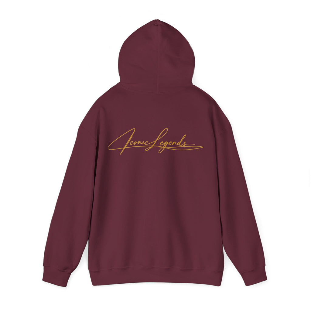 Iconic Legends Always Legends Inspirational Script Hoodie
