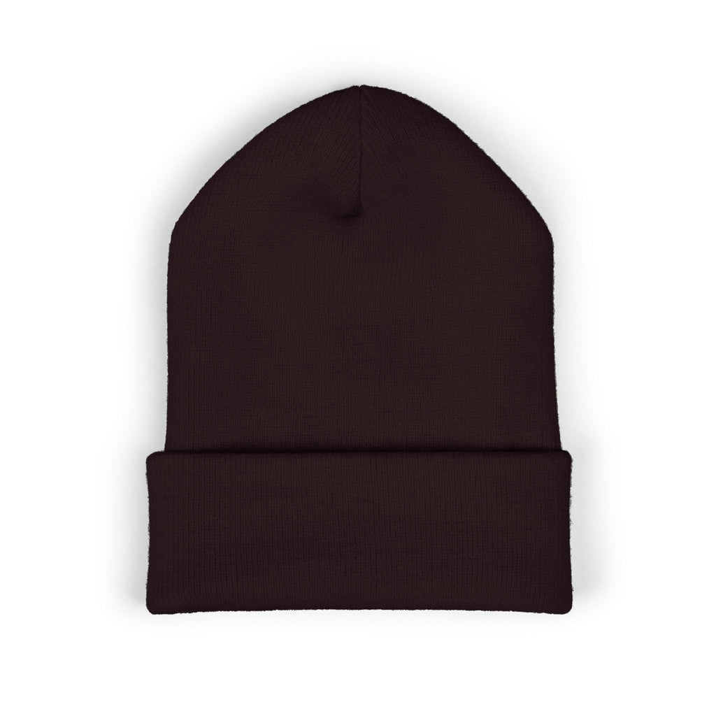 Iconic Legend Embroidered 'Choose Your Vibes' Classic Cuffed Beanie