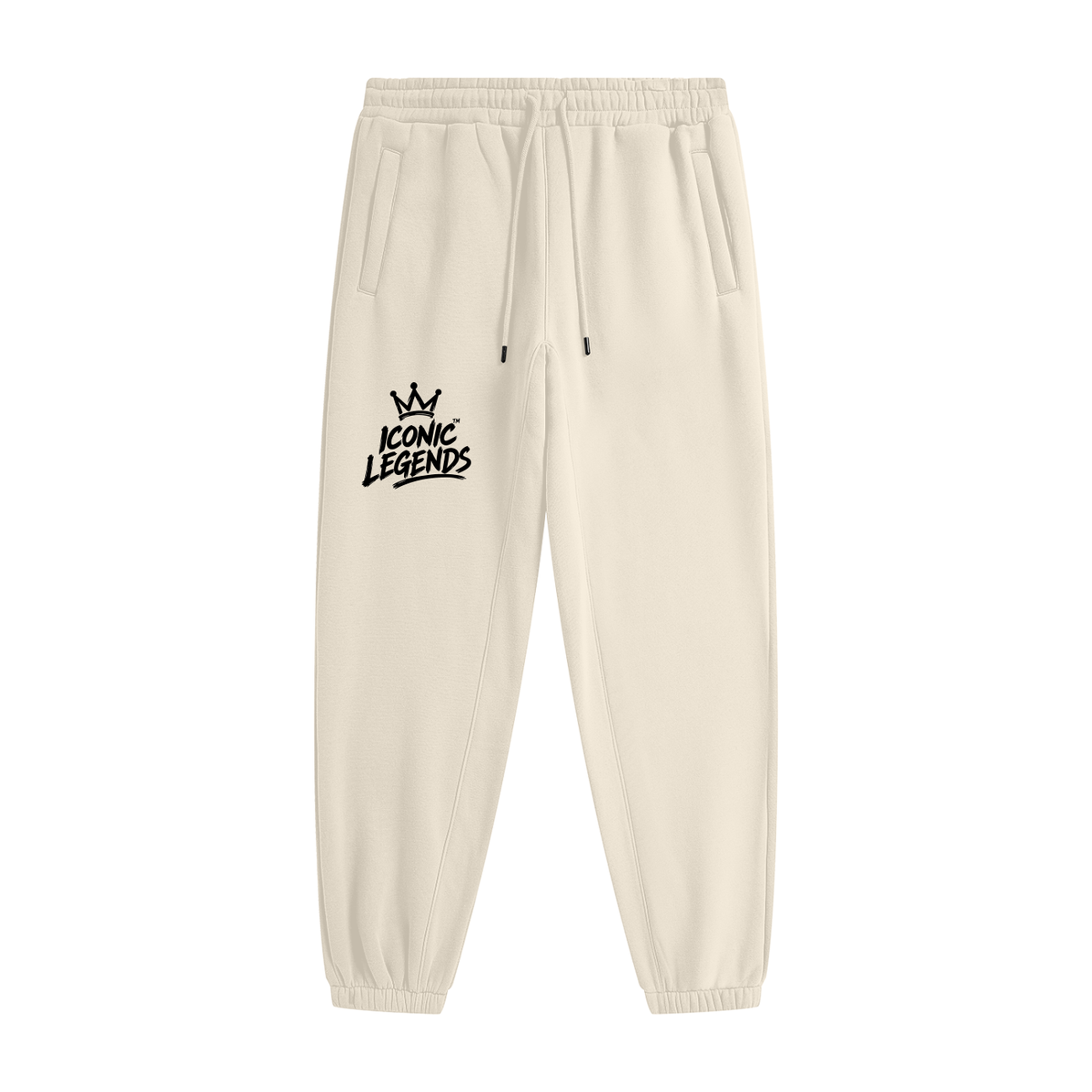 Iconic Legends- Unisex Heavyweight Fleece Black Crown Joggers
