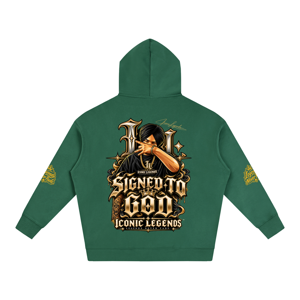 iconic Legend- Sidhu MooseWala Signed To God Hoodie