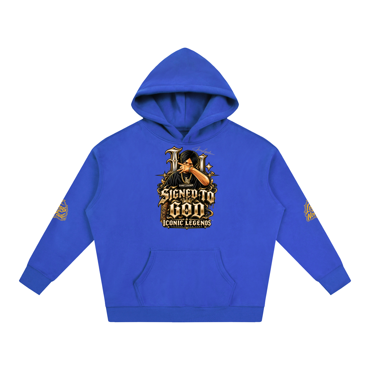 iconic Legend- Sidhu MooseWala Signed To God Hoodie