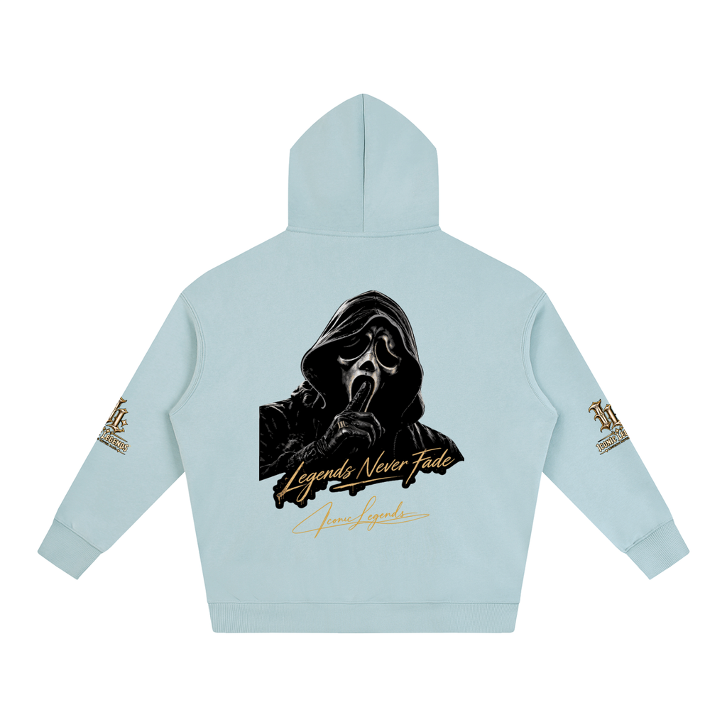 Iconic Legends - Oversized Ghostface Signature Fleeced Hoodie