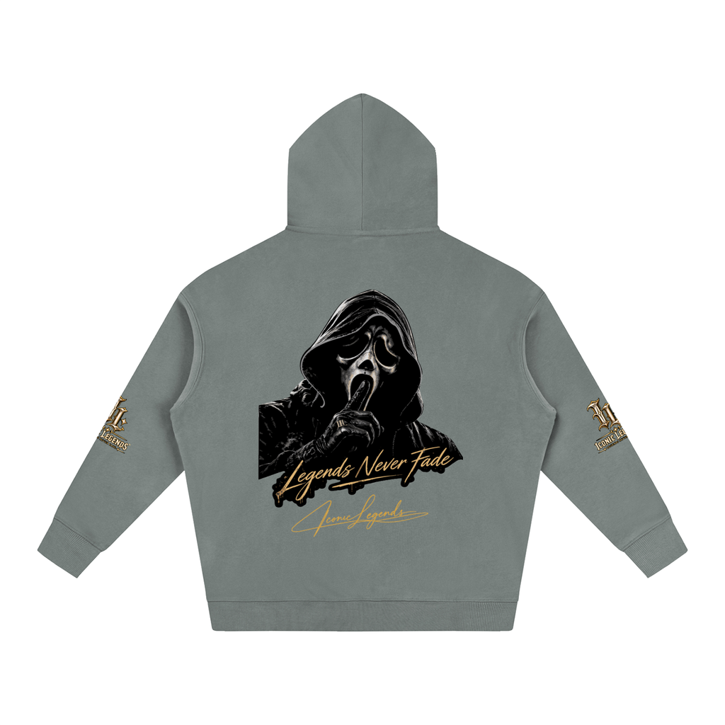 Iconic Legends - Oversized Ghostface Signature Fleeced Hoodie