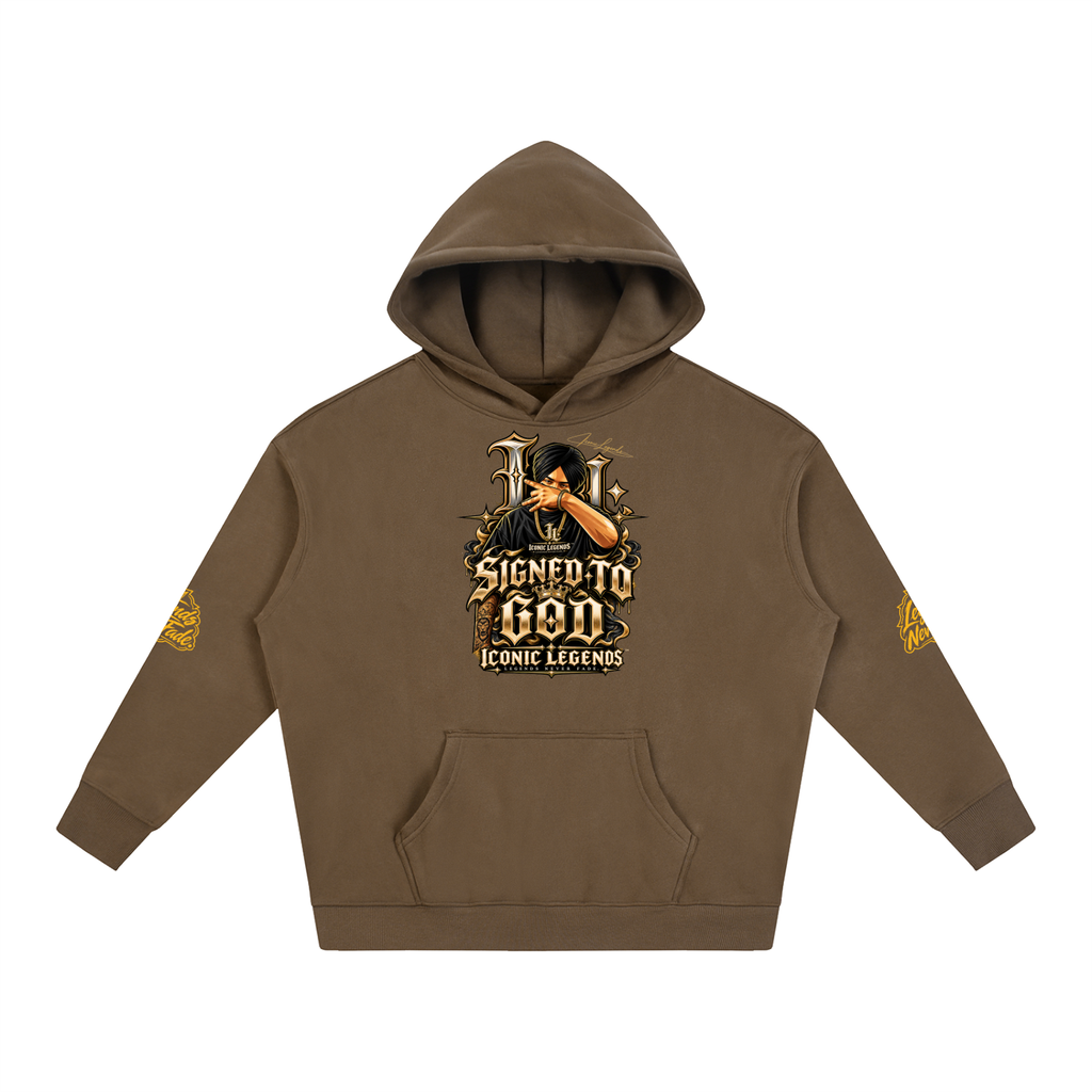 iconic Legend- Sidhu MooseWala Signed To God Hoodie