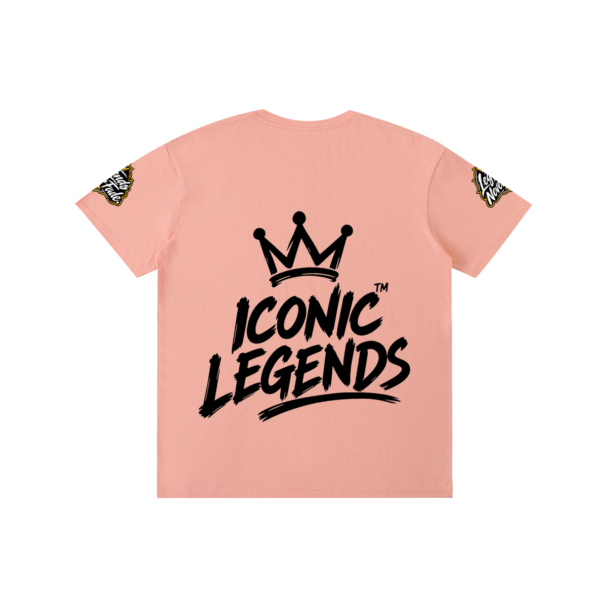 Iconic Legend - Pure Cotton Unisex Black Crown T-Shirt