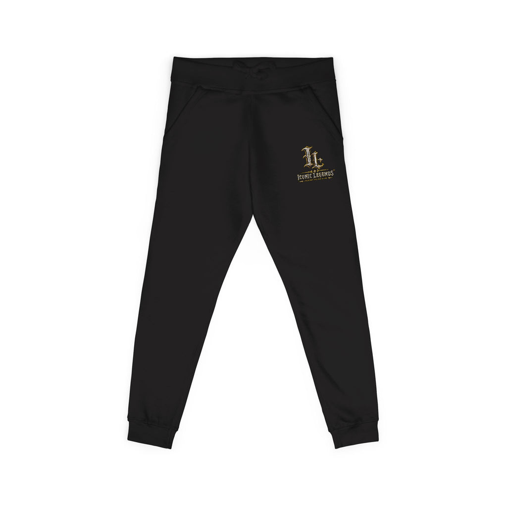 Iconic Legends Embroidered Cozy Sweatpants Vintage Floral Monogram