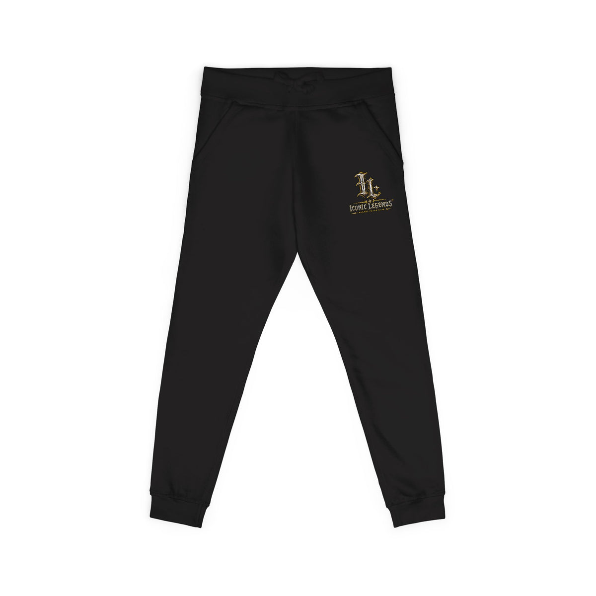 Iconic Legends Embroidered Cozy Sweatpants Vintage Floral Monogram