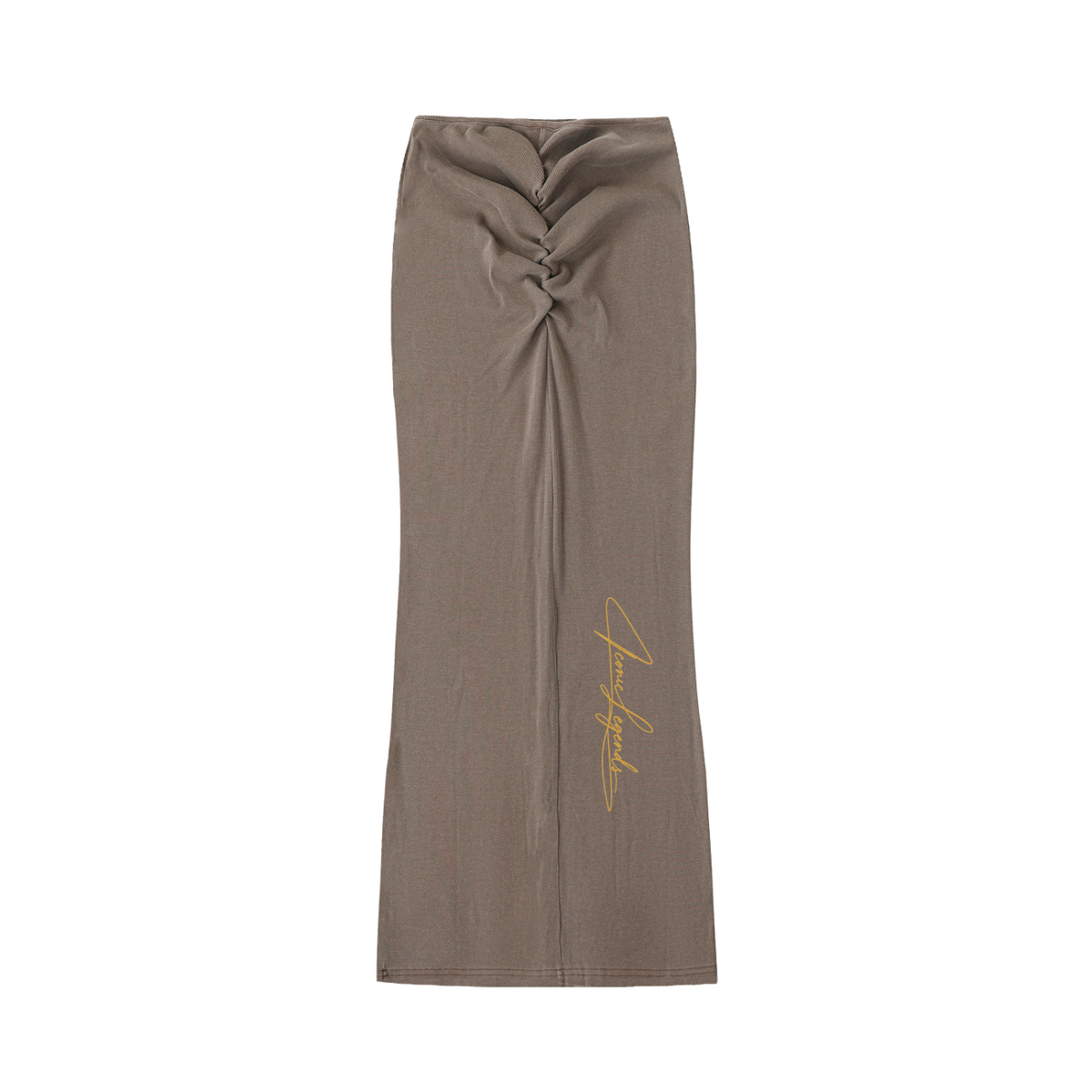 Iconic Legends Signature Dyed Washed Drawstring Maxi Skirt