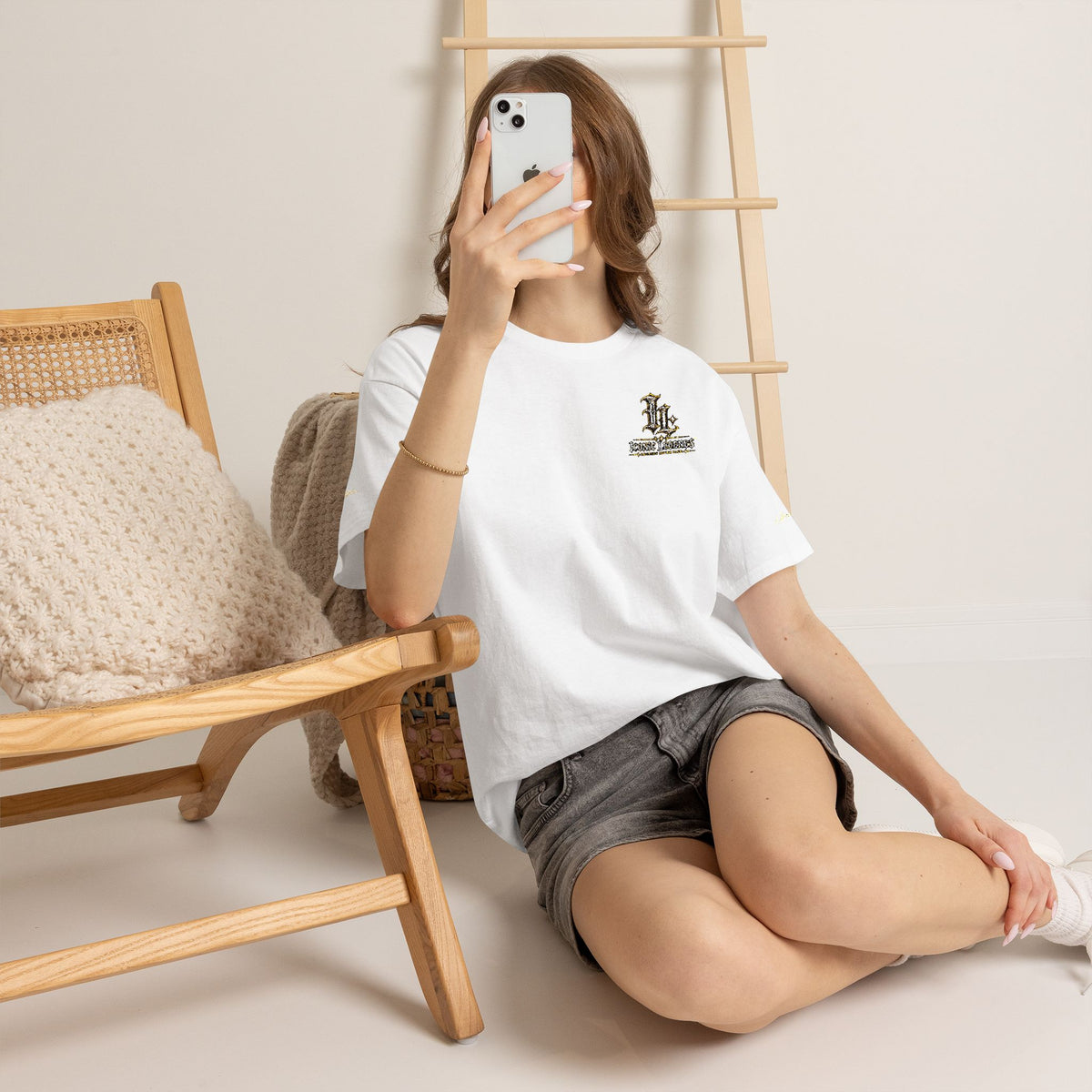Iconic Legends Embroidery Gold Signature Tee
