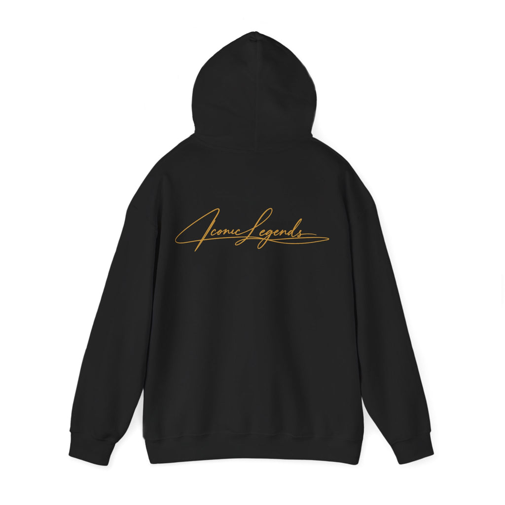 Iconic Legends Always Legends Inspirational Script Hoodie