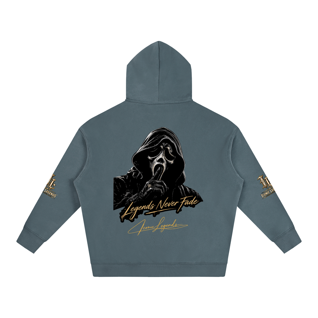 Iconic Legends - Oversized Ghostface Signature Fleeced Hoodie