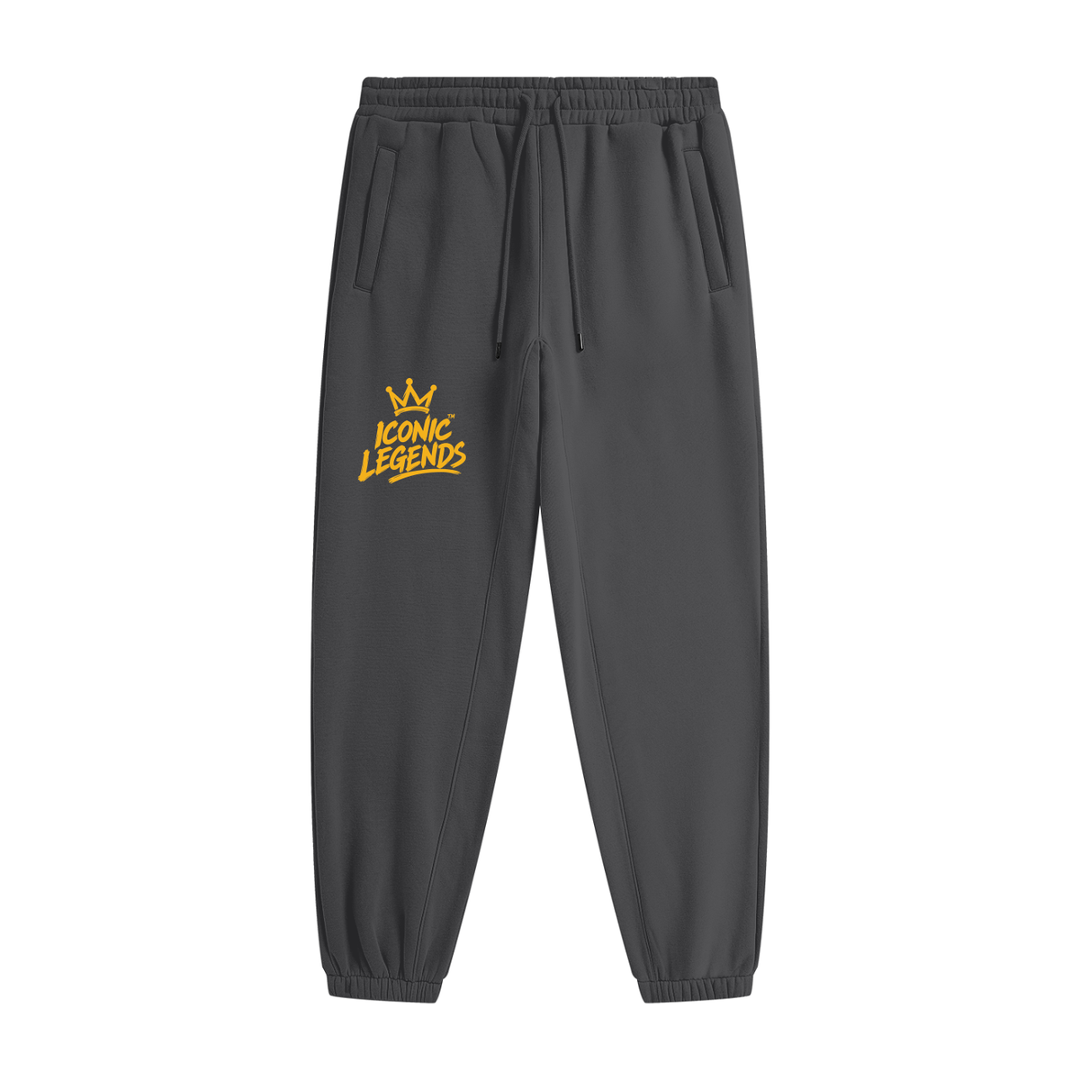 Iconic Legends - Unisex Heavyweight Fleece Gold Crown Joggers