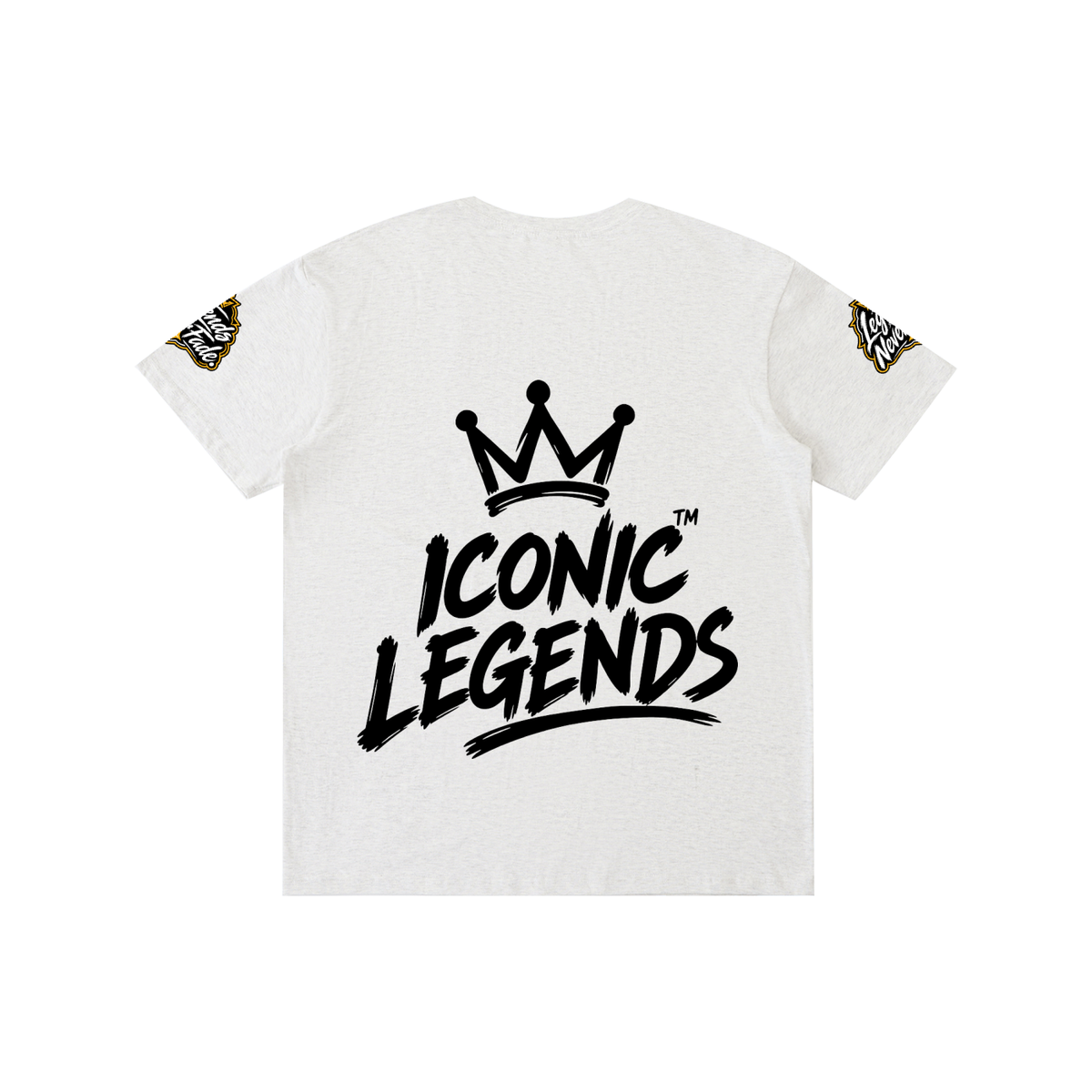 Iconic Legend - Pure Cotton Unisex Black Crown T-Shirt