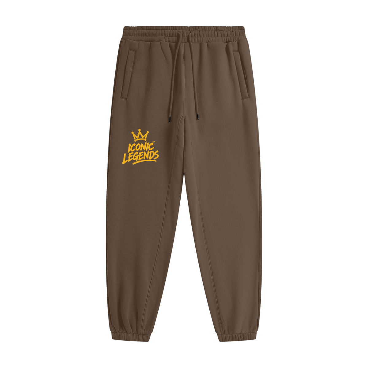 Iconic Legends - Unisex Heavyweight Fleece Gold Crown Joggers