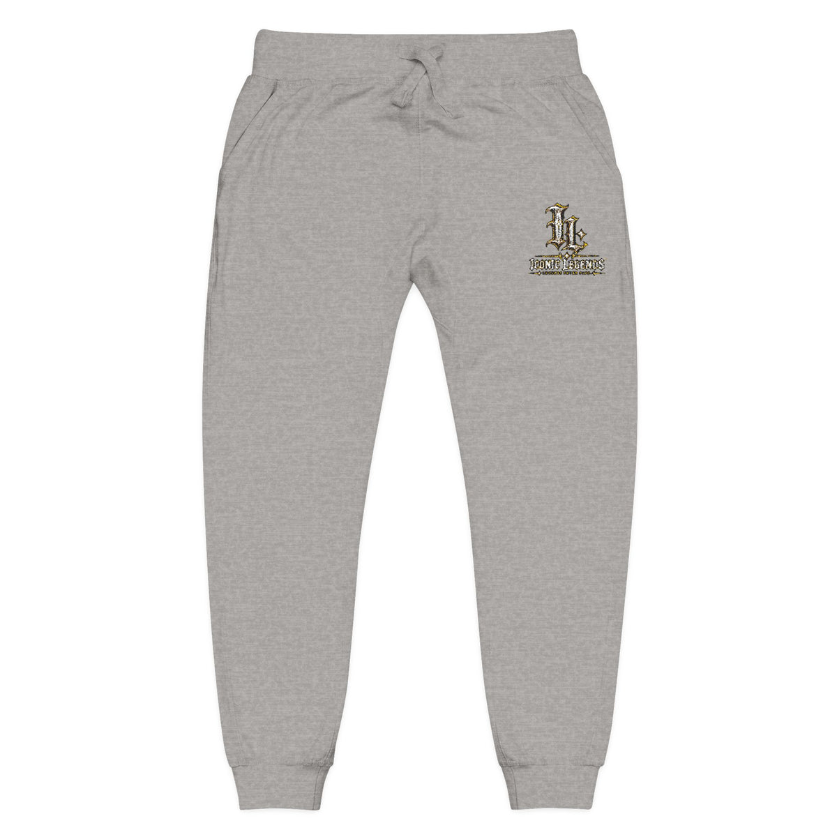 Iconic Legends Embroidered Cozy Sweatpants Vintage Floral Monogram