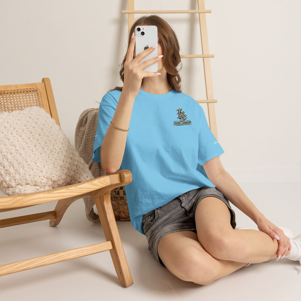 Iconic Legends Gold Signature Tee — Embroidered Premium Cotton T-Shirt