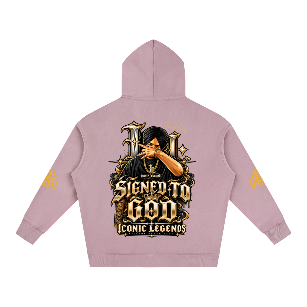 iconic Legend- Sidhu MooseWala Signed To God Hoodie