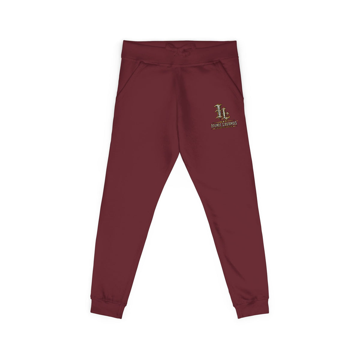 Iconic Legends Embroidered Cozy Sweatpants Vintage Floral Monogram