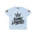 Iconic Legend - Pure Cotton Unisex Black Crown T-Shirt
