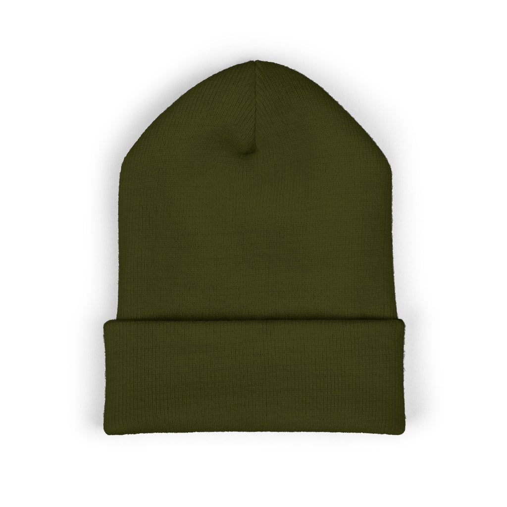 Iconic Legend Embroidered 'Choose Your Vibes' Classic Cuffed Beanie