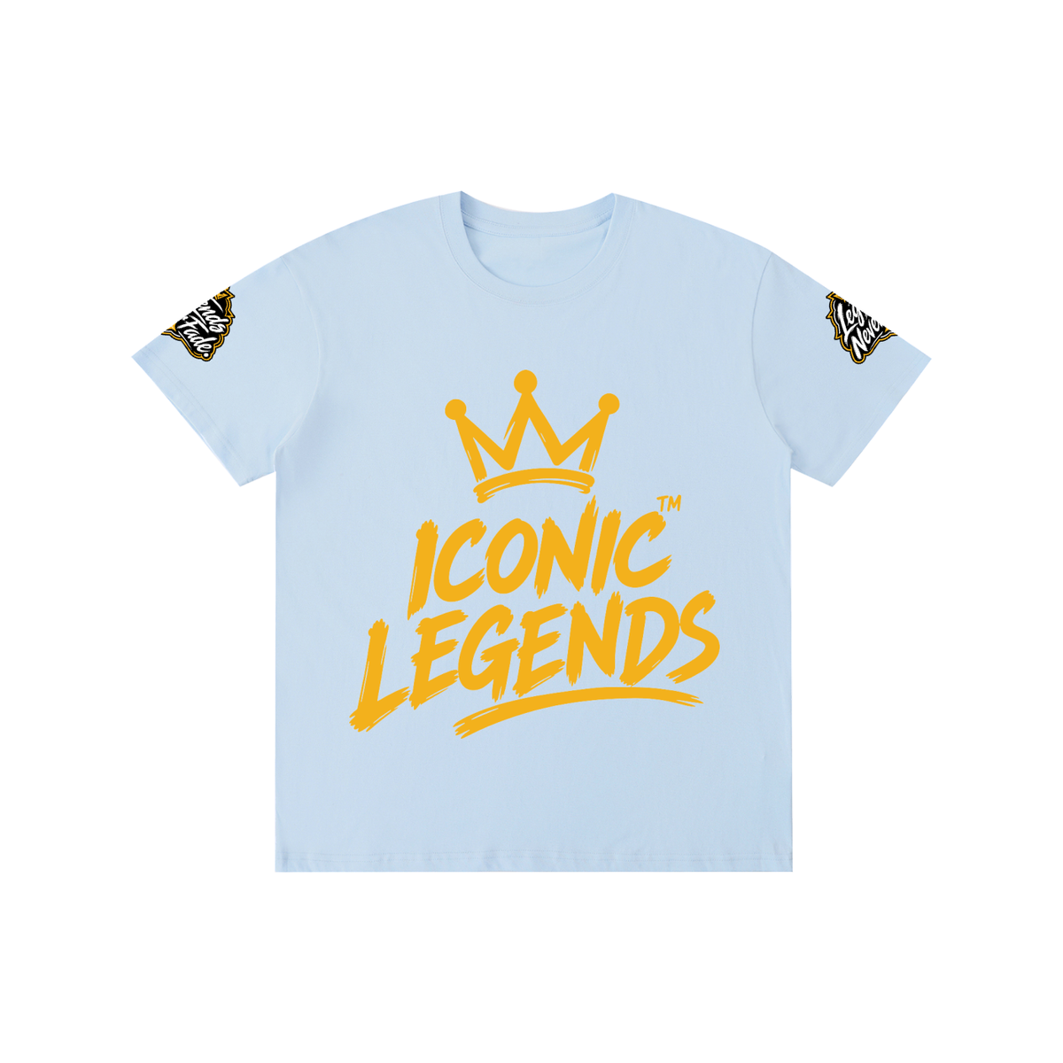 Iconic Legends - Pure Cotton Unisex Gold Crown T-Shirt