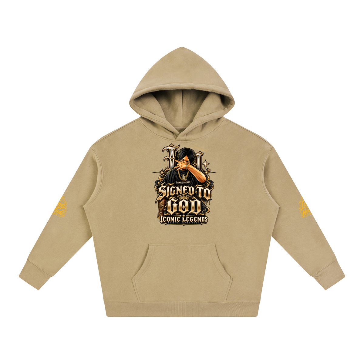 iconic Legend- Sidhu MooseWala Signed To God Hoodie