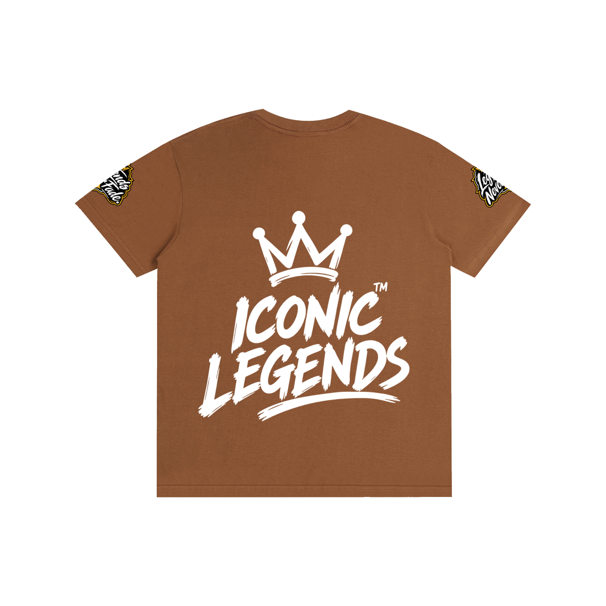 Iconic Legends- Pure Cotton Unisex White Crown T-Shirt