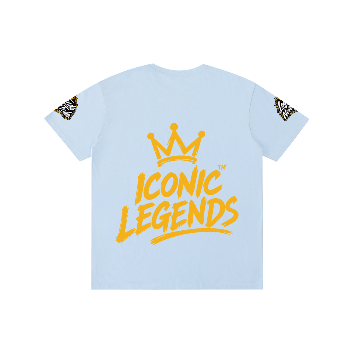 Iconic Legends - Pure Cotton Unisex Gold Crown T-Shirt