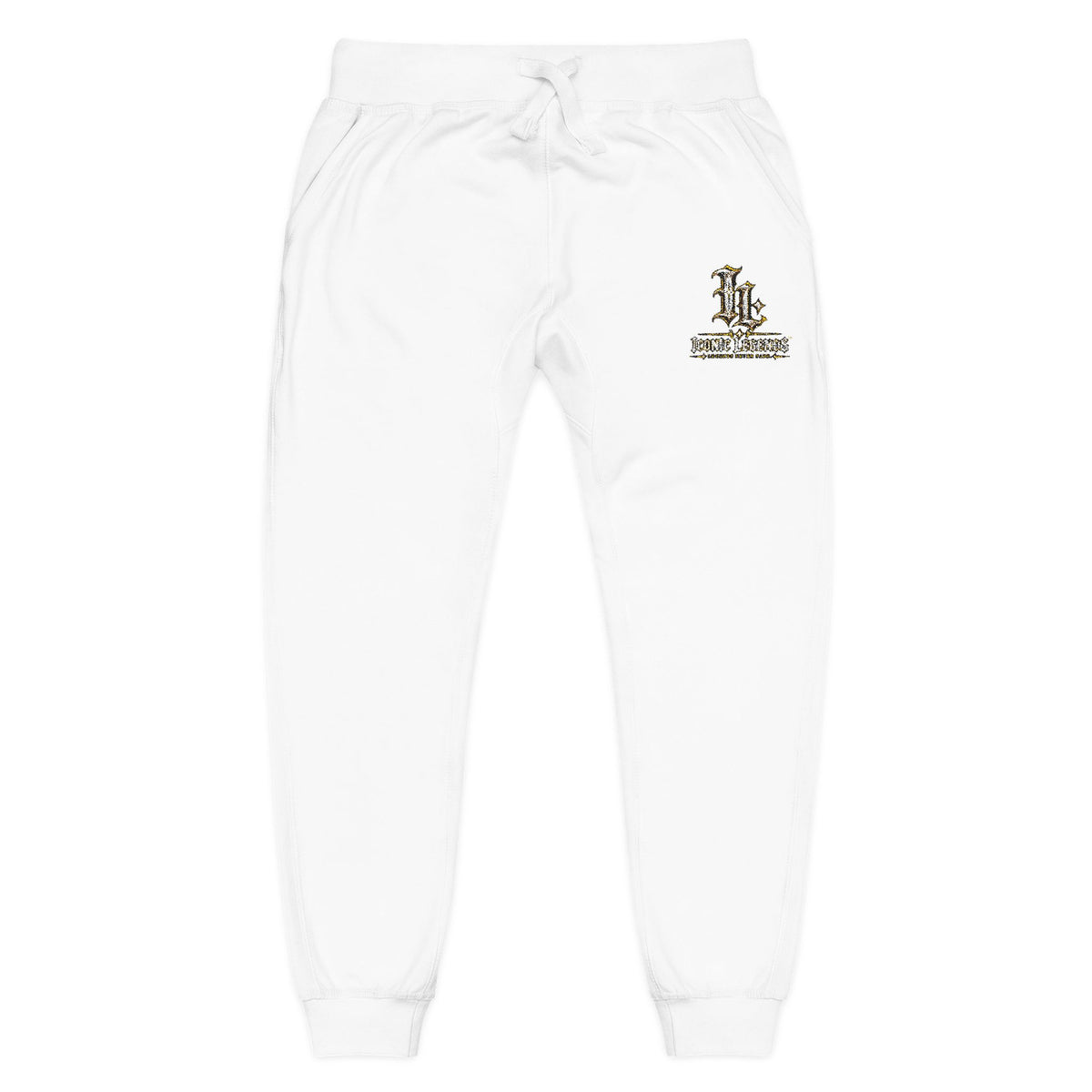 Iconic Legends Embroidered Cozy Sweatpants Vintage Floral Monogram