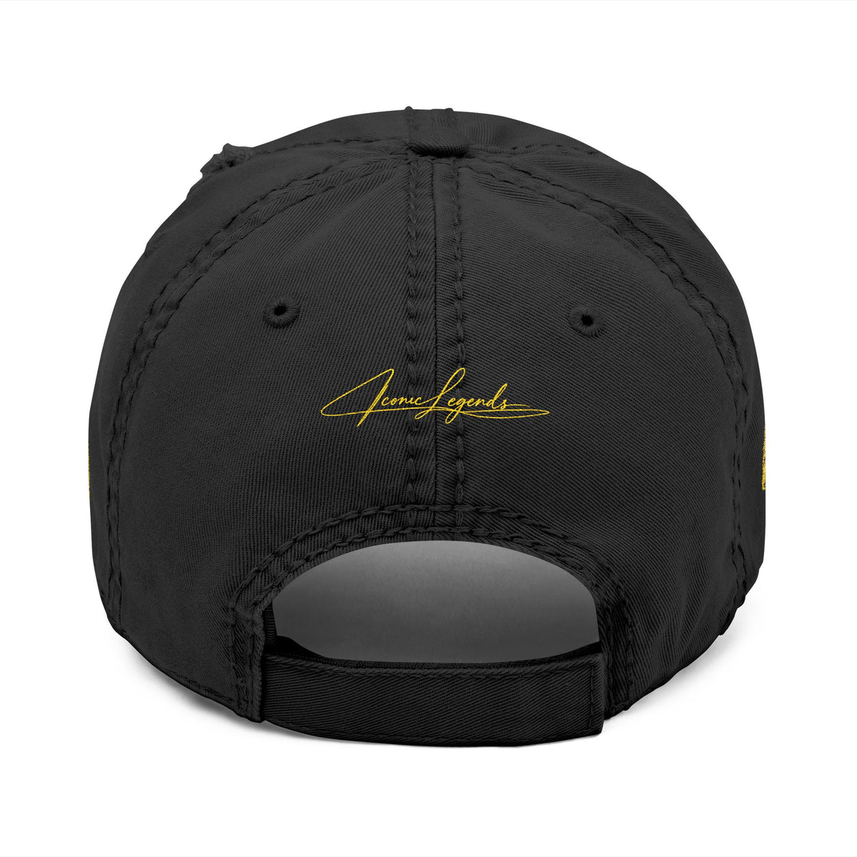 Iconic Legends embroidered distressed dad hat | vintage script logo