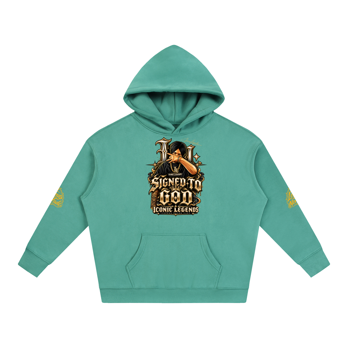 iconic Legend- Sidhu MooseWala Signed To God Hoodie