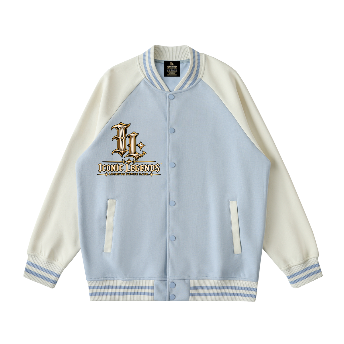 Iconic Legends - Signed To God Two Tone Raglan Sleeve Varsity Jacket