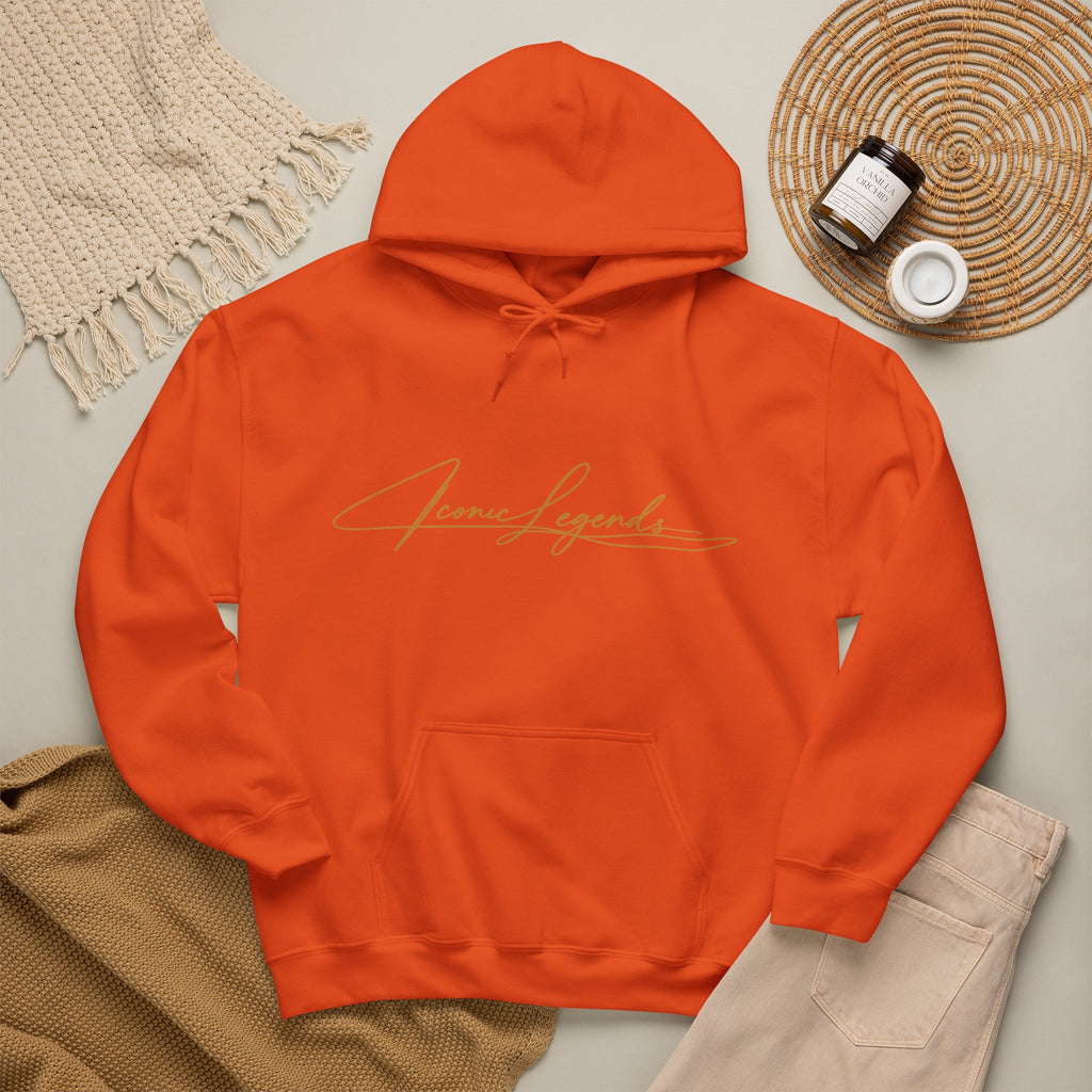 Iconic Legends Always Legends Inspirational Script Hoodie