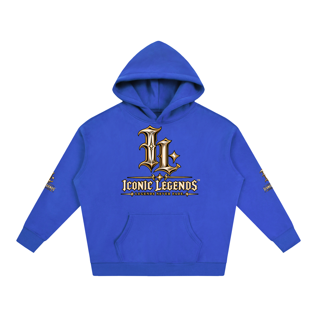 Iconic Legends - Oversized Ghostface Signature Fleeced Hoodie