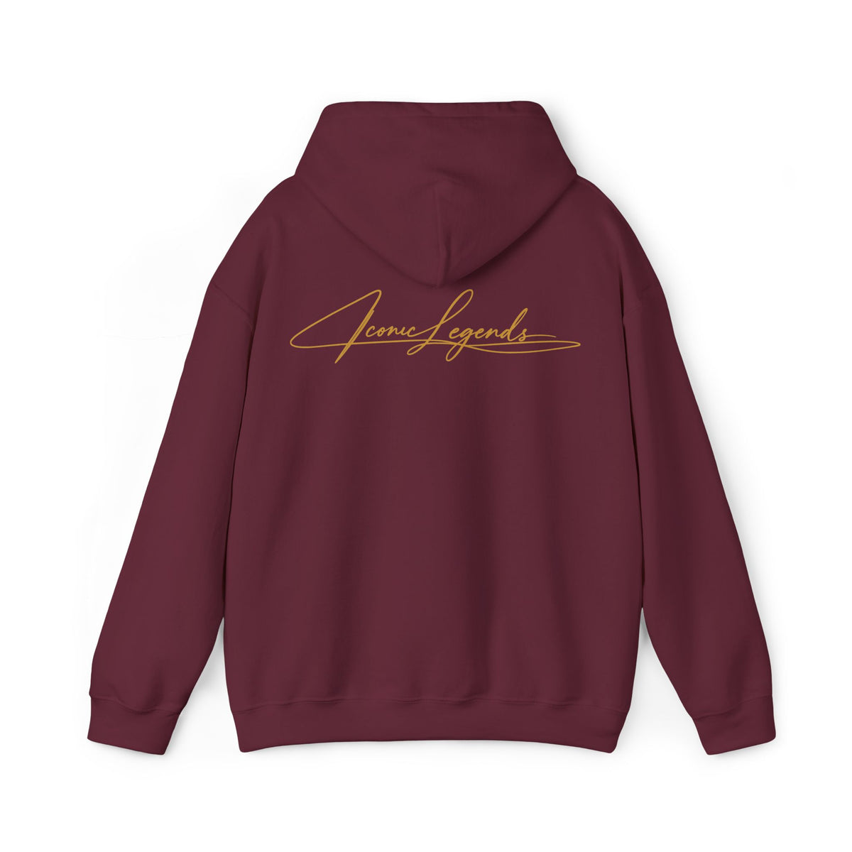 Iconic Legends Always Legends Inspirational Script Hoodie