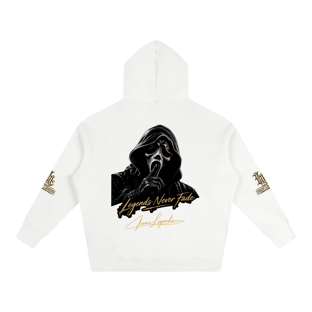 Iconic Legends - Oversized Ghostface Signature Fleeced Hoodie